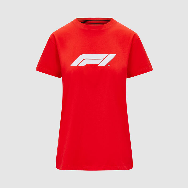 F1 FW WOMENS LOGO TEE - red